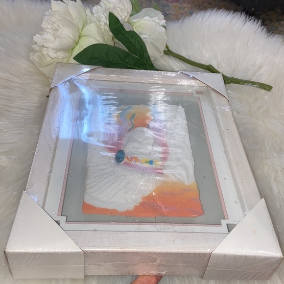 1991 Paper Sculptural Indian Chef  Framed Figi Graphics Native - Picture 15 of 17